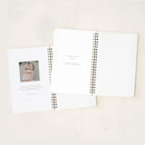 "Disney's Mickey and Minnie on the plane" - Notebook in Ivory by Sumak Studio - Interior Cover Options