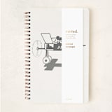 "Disney's Mickey and Minnie on the plane" - Notebook in Ivory by Sumak Studio - Wrap