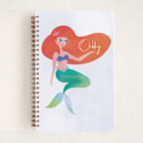 "Under The Sea With Ariel from Disney's The Little Mermaid" - Notebook in Starfish by Lori Wemple - Front