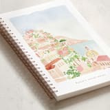 "Amalfi" - Notebook in Silk by frau brandt - Binding Detail