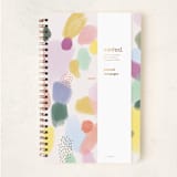"Colorful Palette" - Notebook in Coral by Menci Zaga - Wrap