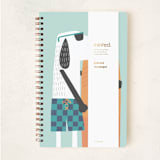 "Surfer Dude " - Notebook in Wave by JeAnna Casper - Wrap