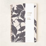 "Soft Bloom" - Notebook in Midnight by Silvana Pacheco - Wrap