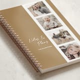 "our moments" - Notebook in Cappucino by Alisa Galitsyna - Binding Detail