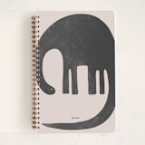 "Brontosaurus" - Notebook in Cement by Coit Creative - Front