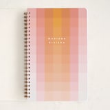 "color fade" - Notebook in Peach by Ellen Schlegelmilch - Front