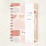"Cute Paper Shapes" - Notebook in Blush by Iveta Angelova - Wrap
