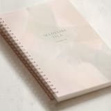 "Gauzy Arches" - Notebook in Blush by Nicoletta Savod - Binding Detail