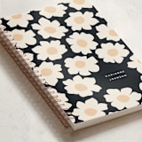 "Daisies" - Notebook in Midnight by Jennifer Holbrook - Binding Detail