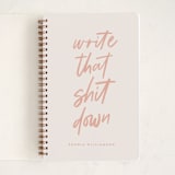 "write it down" - Notebook in Blush by JoAnn Jinks - Front