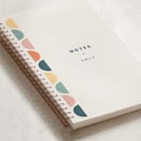 "Colorful Half Circles" - Notebook in Candy by elithing - Binding Detail