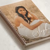"Elegant Signature" - Notebook in Moon by Orasie - Binding Detail