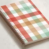 "Plaid" - Notebook in Fall by Hudson meet Rose - Binding Detail