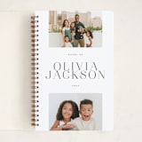 "Notes of" - Notebook in Onyx by Hudson meet Rose - Front