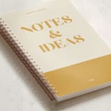 "Big Ideas" - Notebook in Dandelion by Alisa Galitsyna - Binding Detail