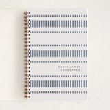 "Lineas" - Notebook in Denim by Tamara Hilje - Front
