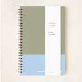 "Two Tone" - Notebook in Olive by Megan Davis - Wrap