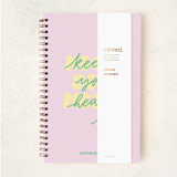 "Keep Your Head Up" - Notebook in Cotton Candy by Abbigail Lim - Wrap