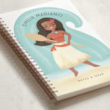 "Disney's Moana Make Way, Make Way" - Notebook in Sea by Itsy Belle Studio - Binding Detail