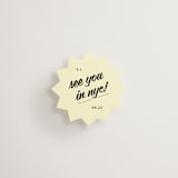 "Courthouse" - Mini Novelty Enclosure Cards in Butter by Studio Suku - Front