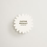 "Custom" - Mini Novelty Enclosure Cards in Charcoal by Minted Custom - Front