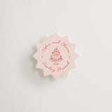 "Party On!" - Mini Novelty Enclosure Cards in Sangria Spark by Zove Ahhh - Front