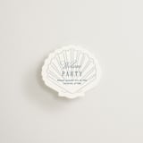 "Seashore" - Mini Novelty Enclosure Cards in Coast by Kelly Schmidt - Front