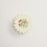 "Garden Gestures" - Mini Novelty Enclosure Cards in Ruby by Lottie Aldarwish - Front
