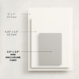 "Circus" - Mini Novelty Enclosure Cards in Blush by Sherley Ferreira - Stacked Options