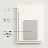 "Sketched Florals" - Mini Novelty Enclosure Cards in Sophia by Kelly Watkins - Stacked Options