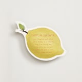"Limoncello" - Novelty Enclosure Cards in Arancia by Tina Faselli - Front