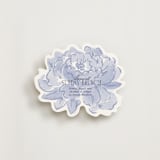 "Embroidered" - Novelty Enclosure Cards in Cerulean by Jenna Holcomb - Front