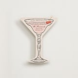 "Cocktail Party" - Novelty Enclosure Cards in Rose by Elly - Front