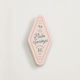 "Chic Palm" - Novelty Enclosure Cards in Flamingo by Ashley Iwafuchi - Front
