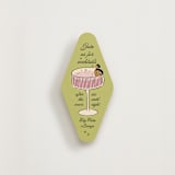 "Coupe Glass" - Novelty Enclosure Cards in Grapefruit by 2birdstone - Front