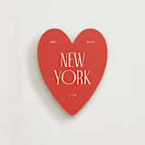 "Headline" - Novelty Enclosure Cards in Apple by Morgan Kendall - Front