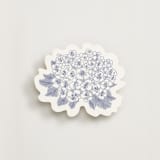 "Coastal Hydrangea" - Novelty Enclosure Cards in Periwinkle by Jenna Holcomb - Front