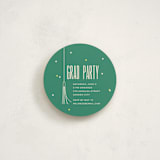 "Cool Grad" - Novelty Enclosure Cards in Grass by letterfix - Front