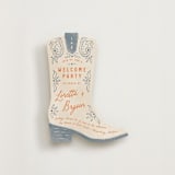"Darlin" - Novelty Enclosure Cards in Denim by Pixel and Hank - Front