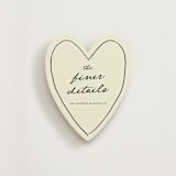 "Love Notes" - Novelty Enclosure Cards in Linen by Stephanie Heinrich Godbout - Front