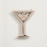 "Romantic Lines" - Novelty Enclosure Cards in Champagne by Hanna Symonovych - Front