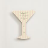 "Resort Stripes" - Novelty Enclosure Cards in Palm Springs by Pixel and Hank - Front