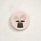 "Circus" - Novelty Enclosure Cards in Blush by Sherley Ferreira - Front