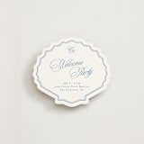 "POSH" - Novelty Enclosure Cards in Ocean by Creo Study - Front