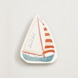 "Velero" - Novelty Enclosure Cards in Denim by Tamara Hilje - Front