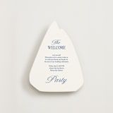"Dal Pont" - Novelty Enclosure Cards in Navy by Helena Vitto - Front