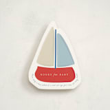 "Sail Boats Baby" - Novelty Enclosure Cards in Periwinkle by Angela Thompson - Front