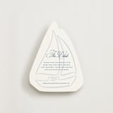 "Hilton" - Novelty Enclosure Cards in Ocean by Kelly Schmidt - Front