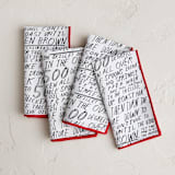 "Roast Chicken" - Napkins in Paper by Elliot Stokes - Napkins, Set of 4