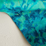 "Shifting: Spring" - Napkins in Aqua by Alysia Quisenberry - Detail